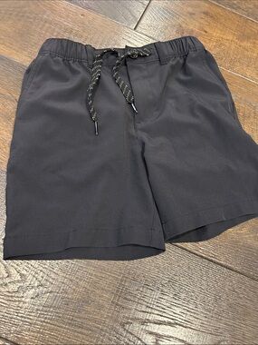 chubbies Black Elastic Waist Drawstring Shorts